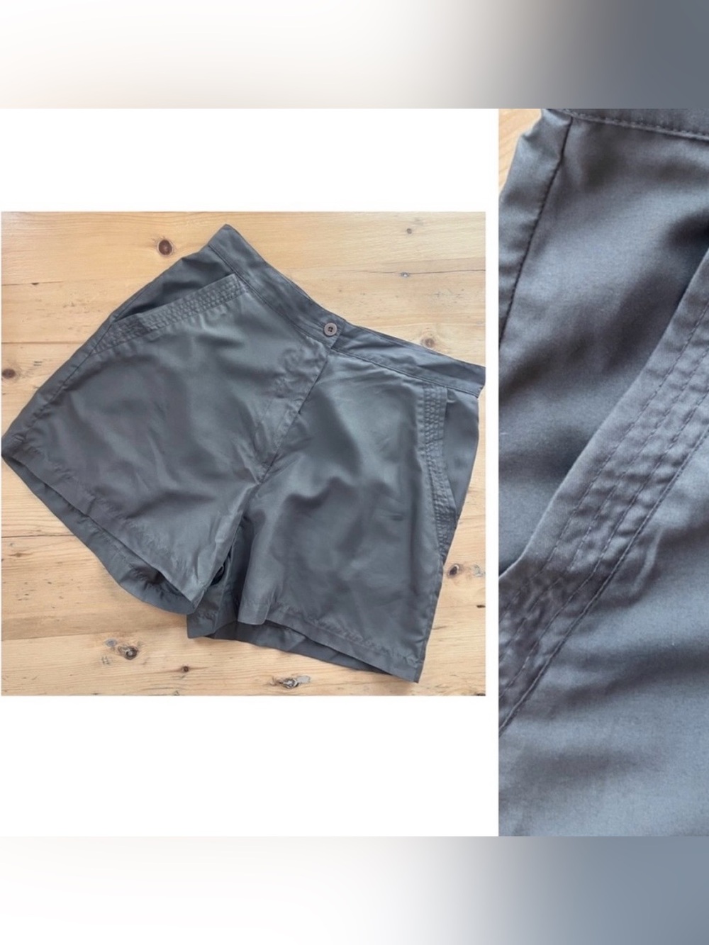 High Waisted Vintage Riveted by Lee Hi-waist Khaki Olive Green 4” Inseam Shorts